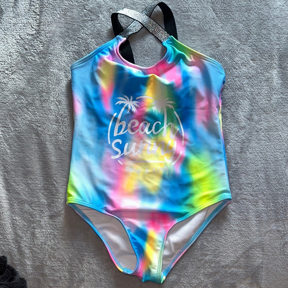 SHEIN Kids Colorful Beach Surfing Swimsuit